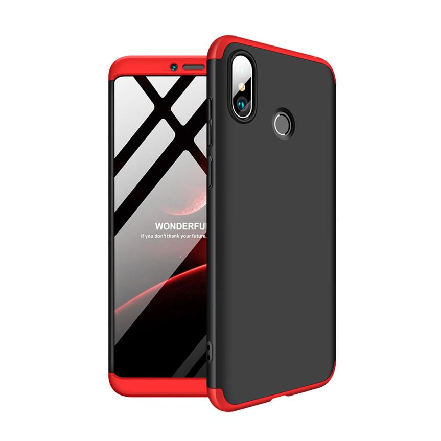 

Ultra Slim 3in1 Hybrid Matte Hard Back Case For Xiaomi Mi Max 3 Max2 Poco F1 Mi8 SE Mi6X A2 Mix2S 2 Mi5X291D, Red