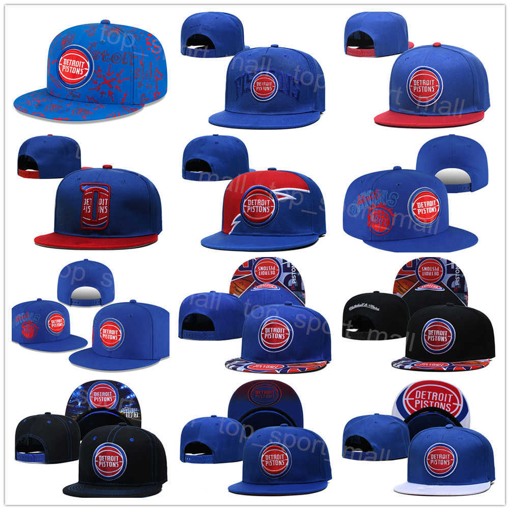 

Basketball Snapback Hats Summer Sun Stretch Sport Fitted Cap Jaden Ivey Cade Cunningham Killian Hayes Knitted Adjustable Hat Fitted Team Black Blue, Photo 1