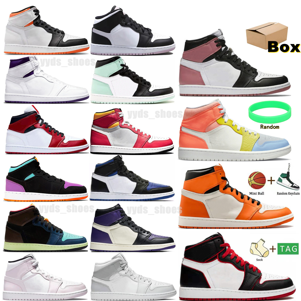 

Infrared Top quality Jumpman 1S Og Basketball Shoes 1 Purple Orange Camo High Court Lgloo Red Mid GS SE Backboard University Gold Shadow Men Women Trainers Sneakers