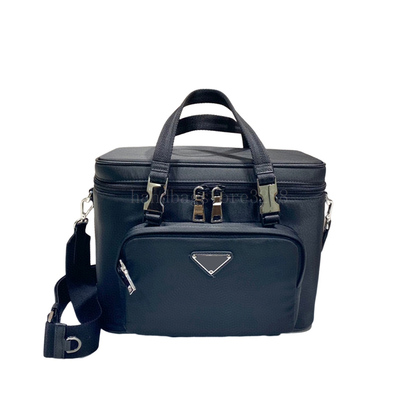 Doctor Envelope Bucket Camera Bags Black Nylon Handbags Designer Shoulder Fashion Luxury Leather 2 in 1 Adjustable Shoulder Strap cosmetic Saddle