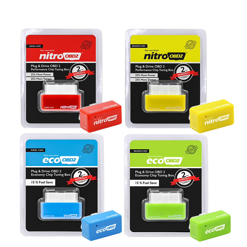 

NitroOBD2 Plug and Drive Performance Chip Tuning Box Scan Tools Nitro ECO OBD2