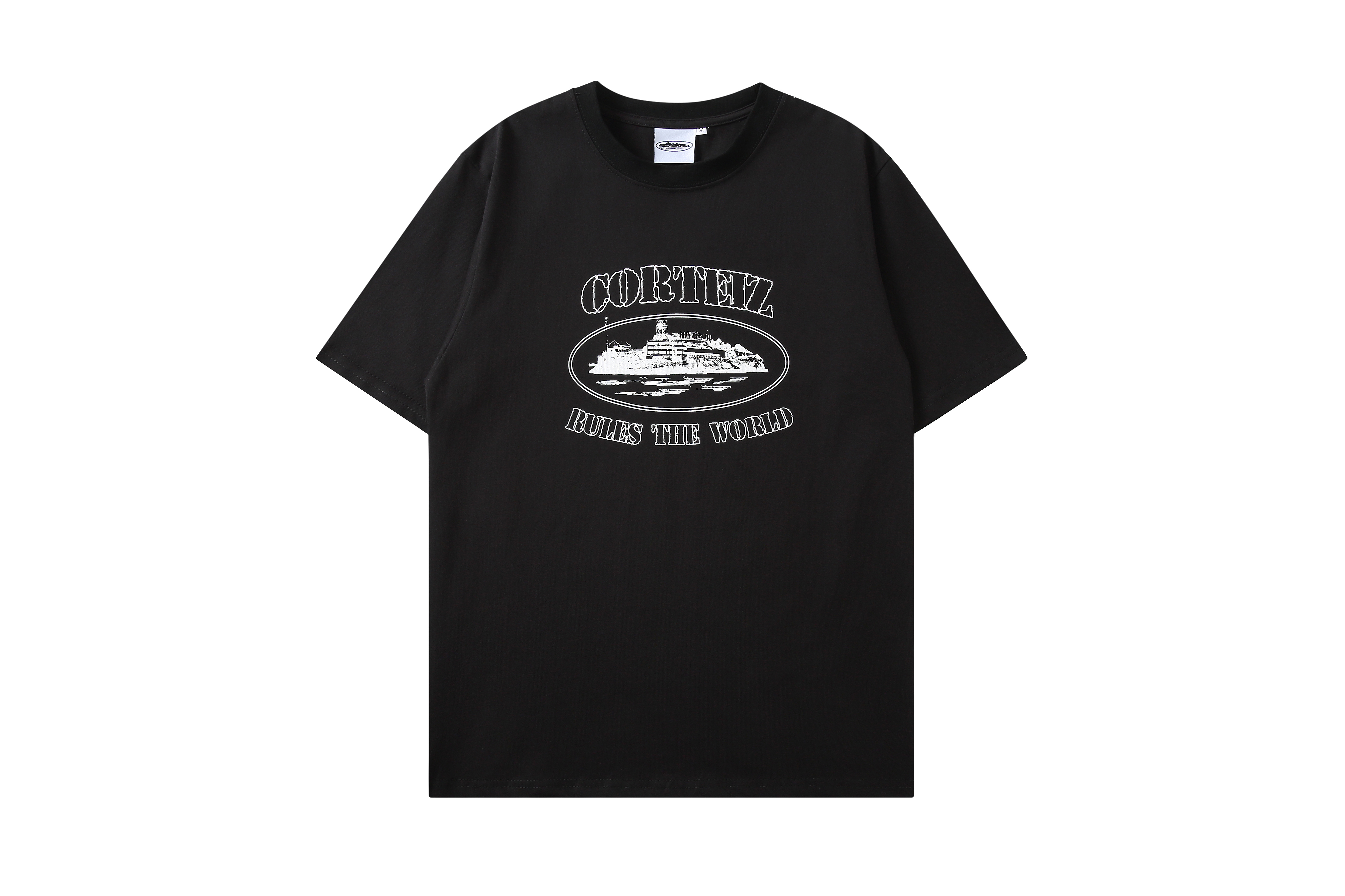 Créateur de mode Corteiz Mens Designers T-shirts Round Neck T-shirt Tee Print Boy personnalisé Coton Coton Coton Breffe Casual Loïde Tops Vêtemen