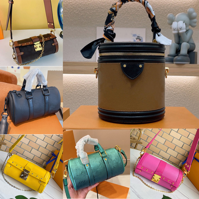 

2022 womens shoulder bags cannes bb tote papillon trunk crossbody handbag rivet flower pillow fashion embossed desginer purse M57835, I need see other product