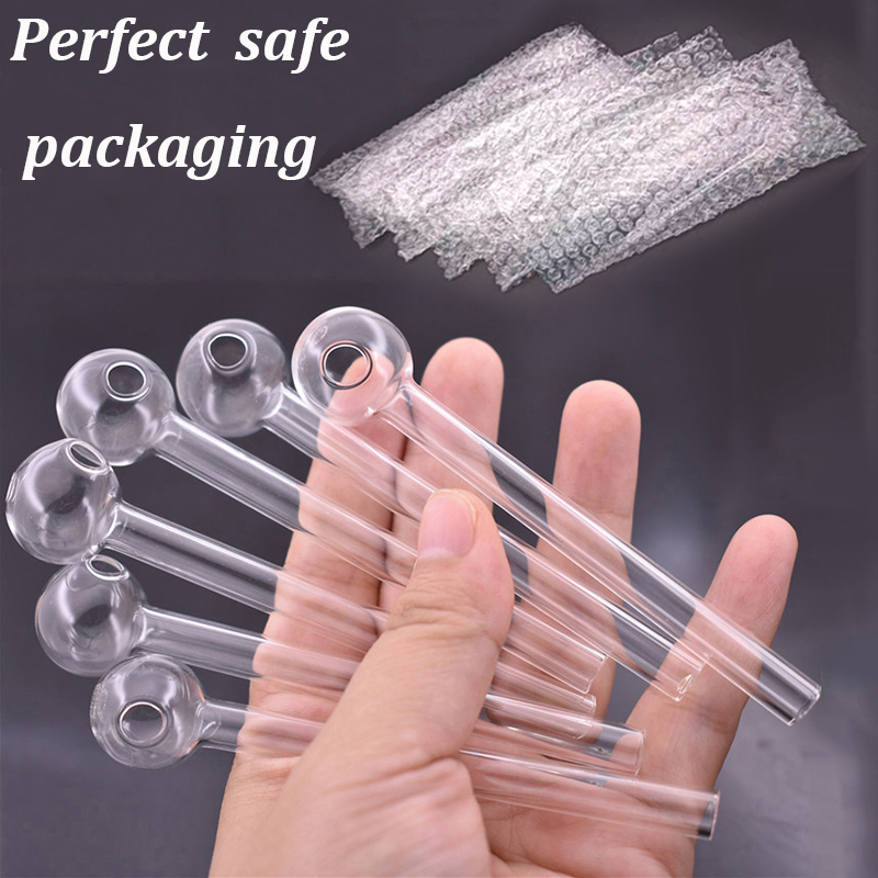 

Cheapest Glass Oil Burner Pipes 4inch 10cm Lenght Smoking Pipe Thick Pyrex Straight Hand Water Pipe Smoking Tool for Smoker Gift