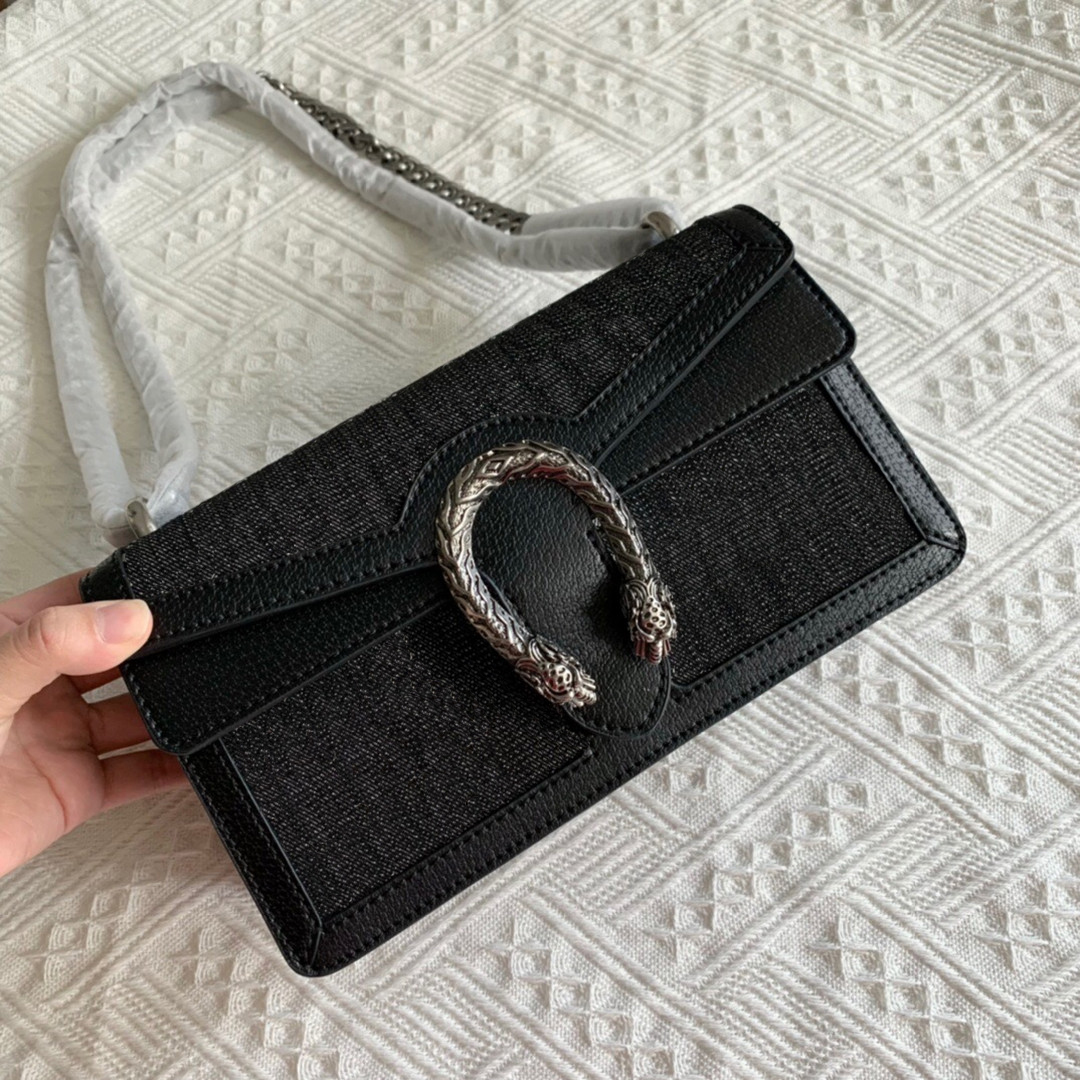 

Designer Bags shoulder bag Small size Can choose different styles because of material and color, 6;dark blue and ivory jacquard denim