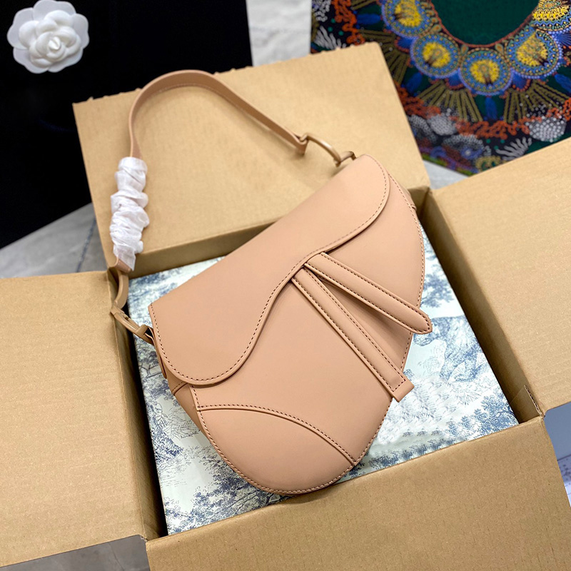 

Designers Women Saddle's Bags Matte Leather 2 Straps Handbag & Crossbody Girls Saddle Luxurys Bags High Quality Fashion Style 4 Colors