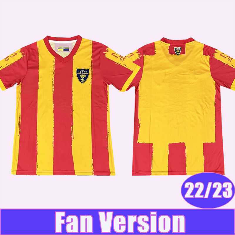 

22 23 US Lecce BJORKENGREN Mens Soccer Jerseys Home STREFEZZA HJULMAND DI MARIANO Football Shirt Short Sleeve Uniform, Qm9827 22 23 home no patch