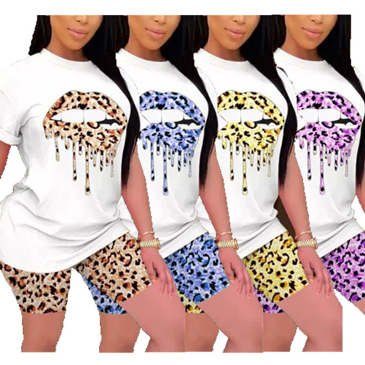 

Women's Tracksuits Summer Autumn Women Two Piece Set Casual Polyester Tops And Short Soild Female Office Plus Size Suit Set, Blue