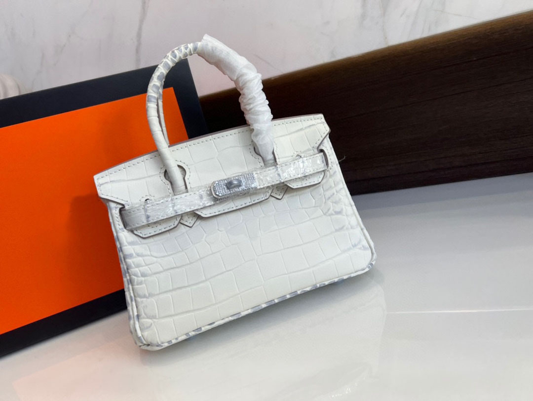 

Designer Fashion Handbags Tote Bag 25cm first layer cowhide Real Genuine Leather Portable Second Generation Kellies Single Shoulder Luxury Diamond Accessories, White