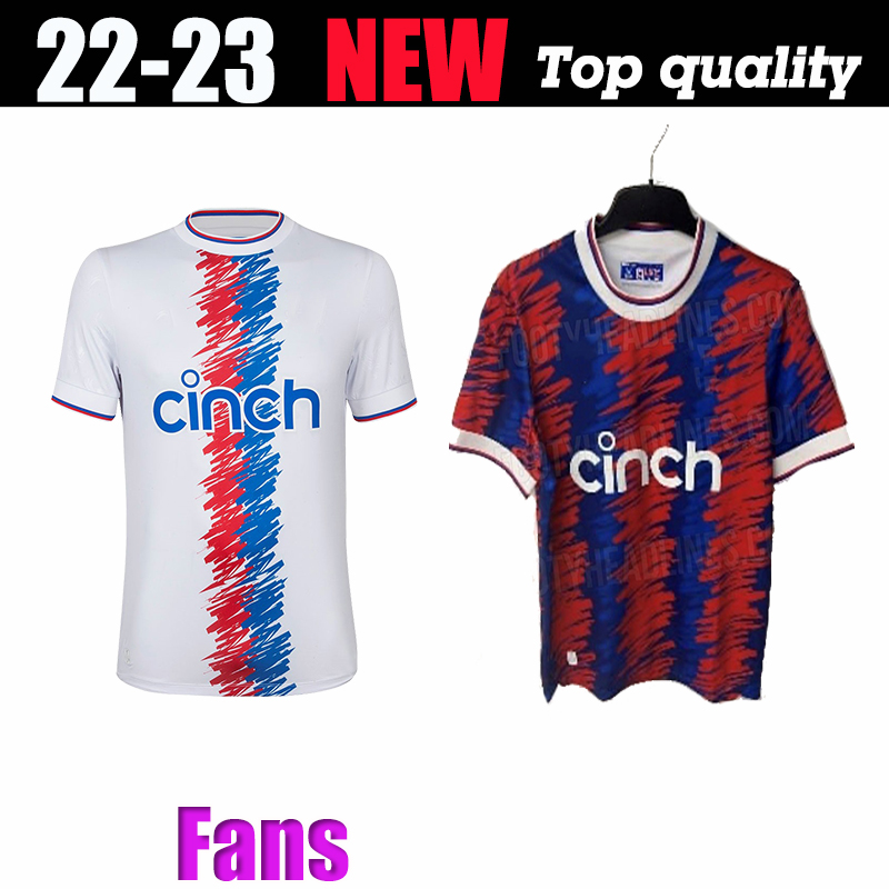 

2022 2023 CRYSTAL OLISE Third Soccer Jerseys 22 23 PALACE ZAHA EZE J.AYEW Away maillots de foot BENTEKE MILIVOJEVIC MATETA ANDERSEN GALLAGHER Home Football shirt Kit, 22/23 home +patch