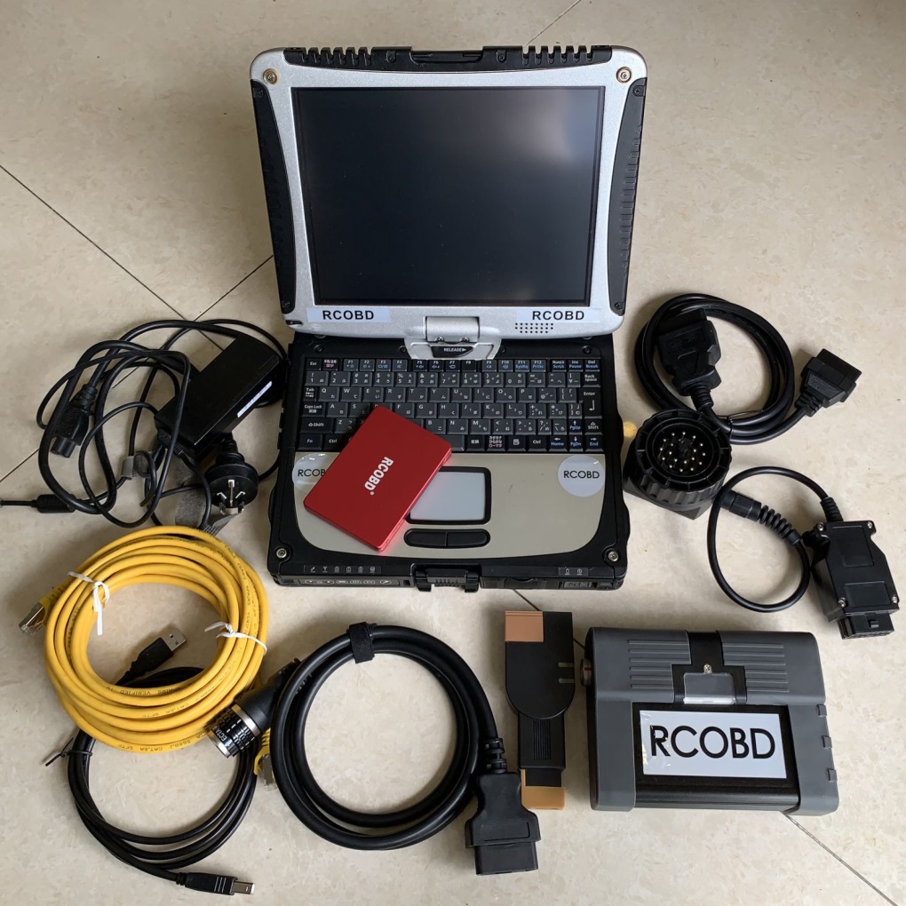 

Diagnose Scanner Tool For Bmw Icom a2 2022 Ssd win10 Software Expert Mode with Laptop CF19 Touch Screen 8g