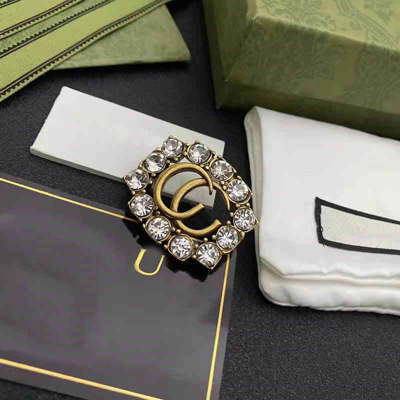 

2022 Factory Wholesale New high-end version diamond brooch women's light luxury decorative Brooch
