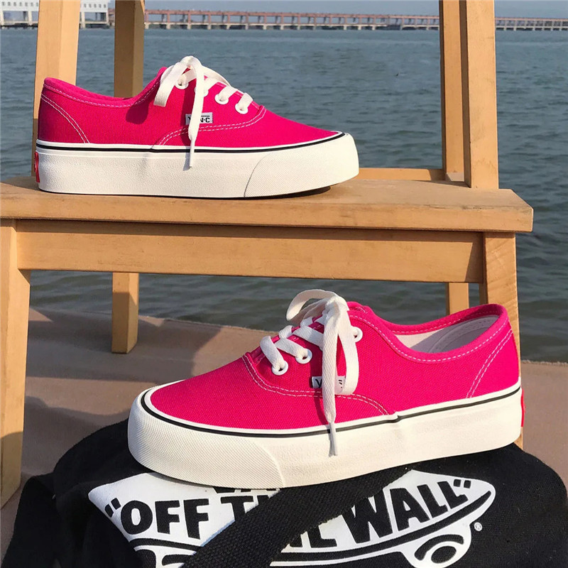 

Harajuku Rose Red Green Platform Canvas Shoes Women Espadrilles Sneakers Designer Fashion Lace Up Running Vulcanized Sport Shoes 0613, Black