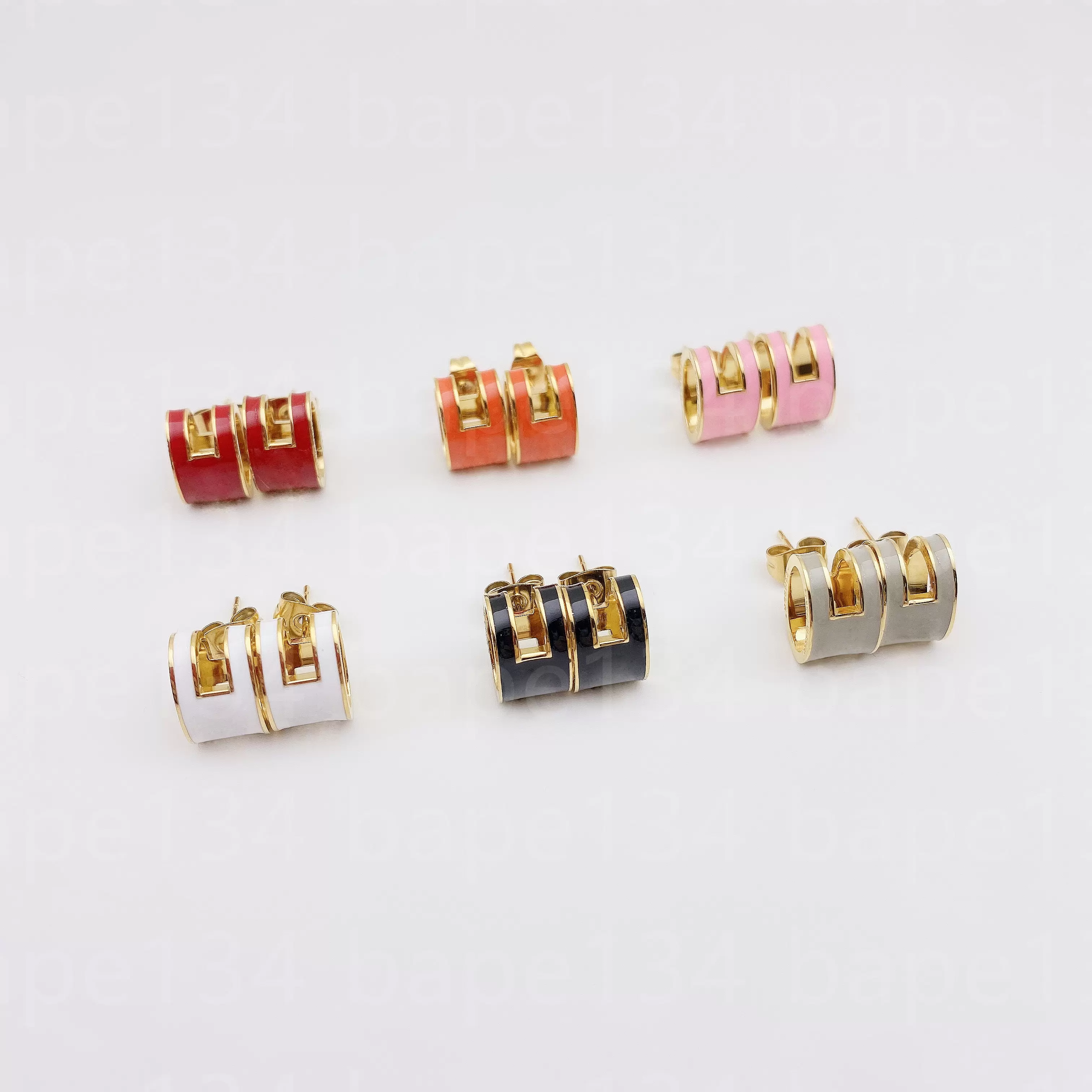 

Designer earrings for women jewlery Letter Stud Luxury Classic Brand earring Wedding Party gold Silver Rose gold Gift Jewelry