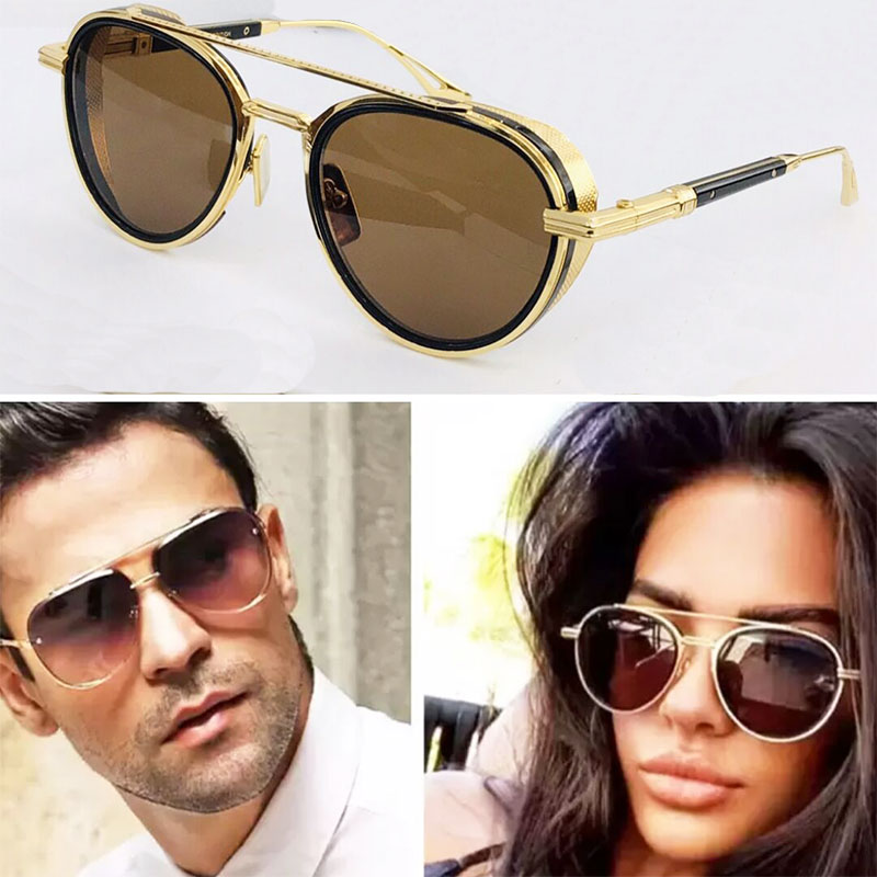 

A DITA EPILUXURY 4 Men Women Designer Sunglasses Interchangeable Temple Top Luxury Brand Sunglasses New Selling World Famous Fashion Show Glasses