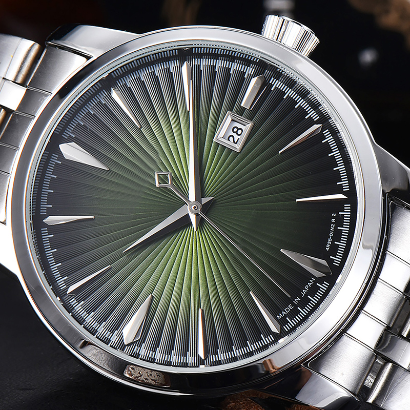 

Men Date Luxury Watch Men Watches Quarz Movement Rubber Sports montre de luxe Master Watches Leather Wristwatch, Box