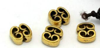 

8mm Tibetan Silver Antique Retro spacer Loose Bead Spacer Beads Connectors for DIY Jewelry Making bracelet s54y3