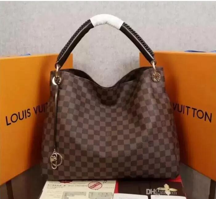 

Damier azur Artsy handbag bag Luxury Designer New Style Marmont Shoulder Bags Women Gold Chain CrossBody Bag Handbags GGs LVs YSLs louiseity viutonity VUTTONS, Light brown