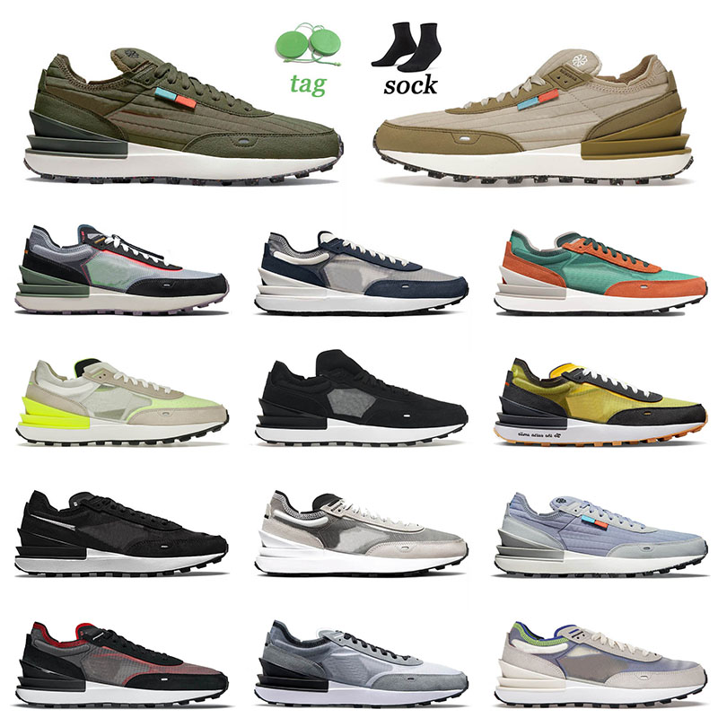 

Top Fashion 2022 Designer Waffle One Running Shoes Blazer Toasty Olive Green Rattan Cloud White Cool Grey Pro Green Rush Orange Sneakers Trainers, C8 summit white rattan volt 40-45