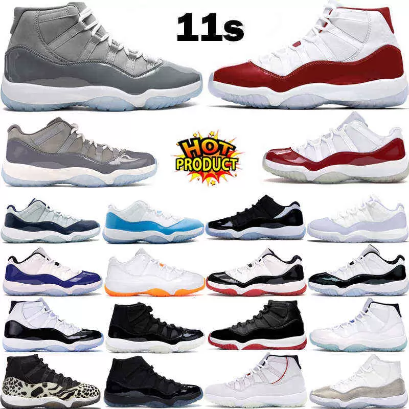 

Jumpman 11s retro Men Basketball shoes bred Cherry Cool Grey Instinct 25th Anniversary bred concord Mens Women 11 Cap and Gown Trainers Sneakers, 32