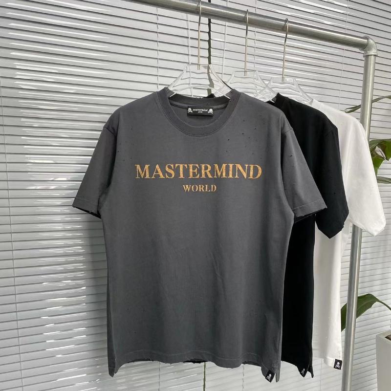 

Men' T-Shirts Orange MASTERMIND World Print T Shirt Men Women Streetwear Skulls T-Shirt Hip Hop 2022 Summer Tops Japan MMJMen, Beige