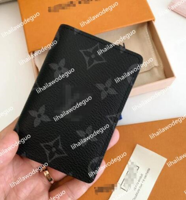 

Designer Compact POCKET ORGANIZER Men women wallet L Card Holders Fashion Short Luxury Wallet Key Coin Card Holder Canvas LVs YSLs louiseity viutonity VUTTONS