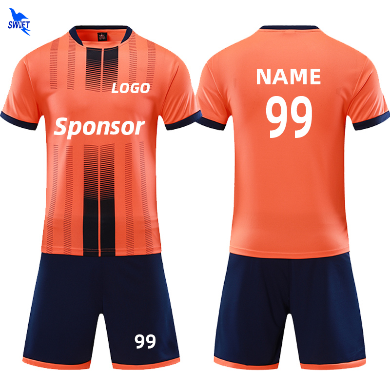 

Customize 20/21 Kids Boys Football Jersey Kits Men Women Soccer Uniforms Breathable Polyester Short Sleeve Fotball Training Suit 220615, Deep blue 1901