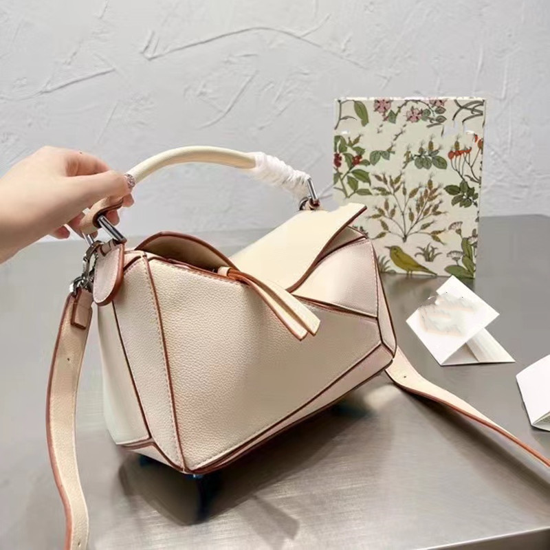 

High Quality New Women's Shoulder Bags Casual Fashion Leather Handbag Luxury Designer Large Capacity Crossbody Geometric Bag