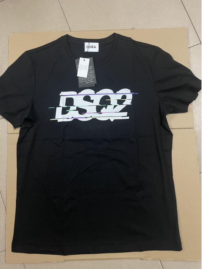 

DSQ2 ICON Men's T-Shirts luxury Designer Print Letter Men Tees Paris Cotton Polos man tops women clothing fashion brand T shirt Asian size M-XXXL &6001