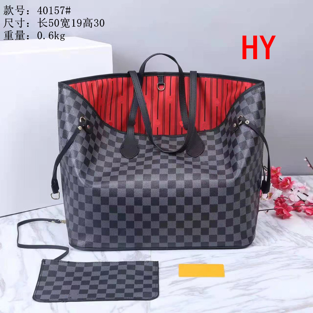

women's designers Luxury Famous shoulder bag totes purse handbag message bags cluth brand classic Crossbody pu leather #40157 Old Flower 50CM Damier HRFJNYDFKU