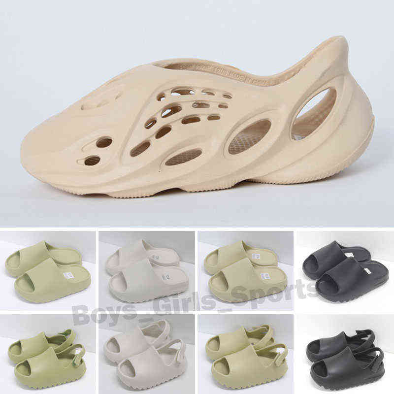 

Childrens Infant kan wester Shoes Bone Baby Black Slides Big Kids Summer Slippers Sandals Foam Toddlers Desert Sand Resin Beach Boy Girl, Color 10