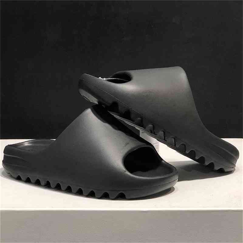 

slides yeesys kanyes foam slippers rubber Designer with Box 2022 Sandal Shoes Resin Bone Triple Black White Desert Sand Pantoufle Mens Women Fashion 3HUX