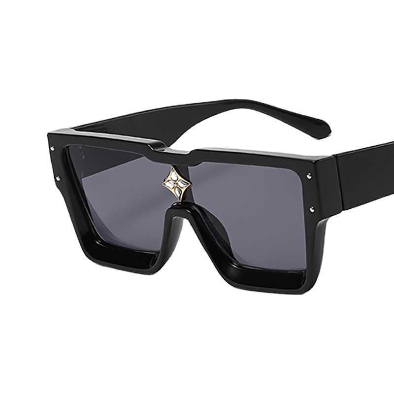 Fashion Diamond Square Lunettes de soleil pour hommes Lunettes de soleil de créateurs de luxe Marques célèbres