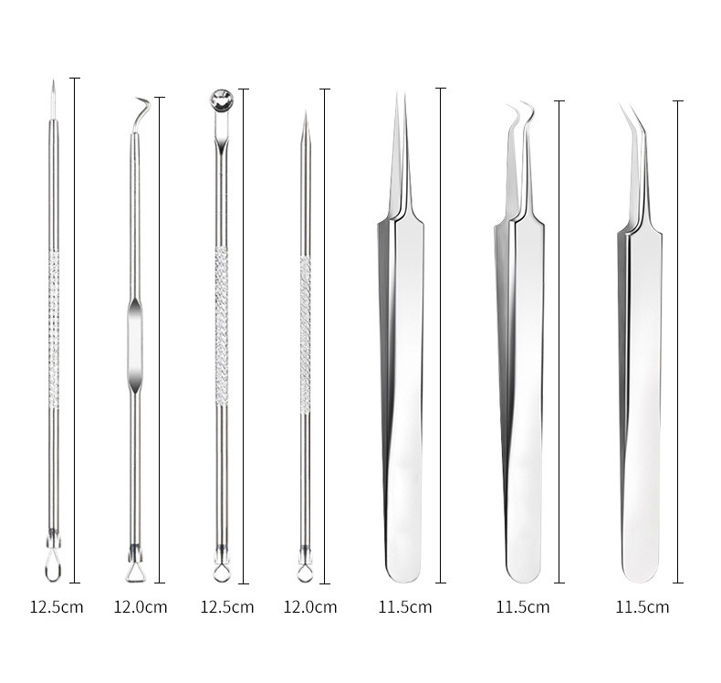 

Acne needle acne clip squeeze beauty special blackhead tweezers tool set