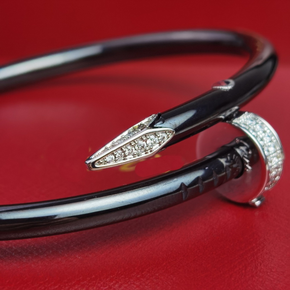 

black nails series bangle for man top quality ADITA 5A never fade with box official replica luxury brand jewelry premium gifts couple bangles men bangl