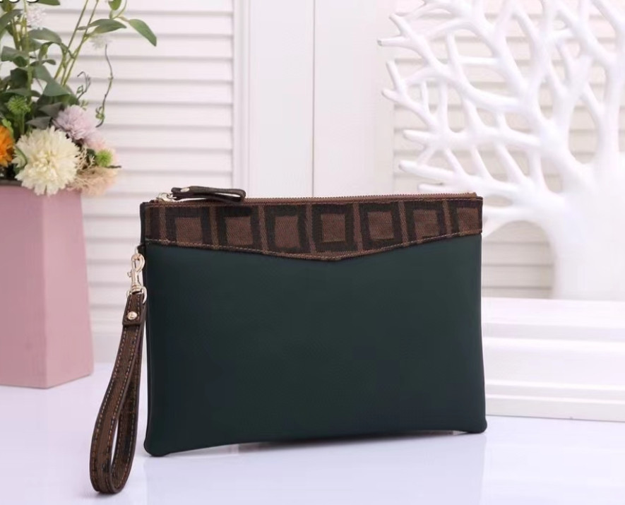 

top classic wallet handbag ladies fashion clutch bag soft leather fold messenger bag fannypack handbag wholesale, Black