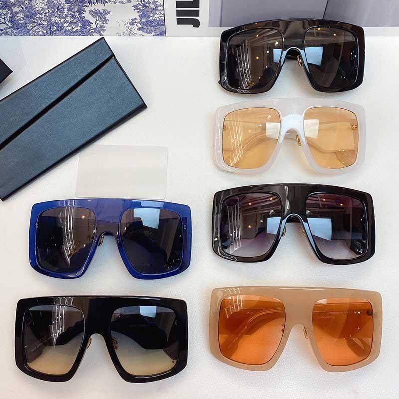 

Sunglasses Spring Woman Designer POWER 2 Oversized Face Cover Beach Holiday Style UV400 With Case