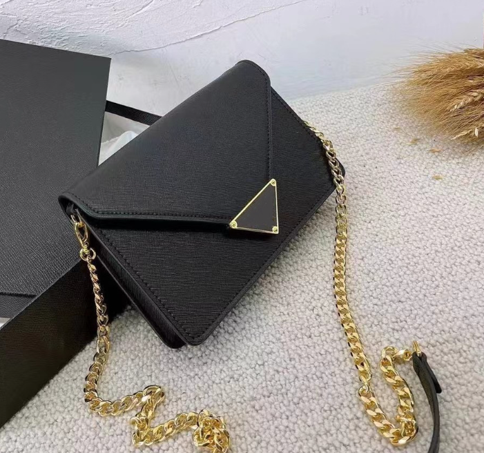 

Triangle Mark Crossbody Square Bag Small Square Bag Women's Korean Style Chain Phone Bag, As pic