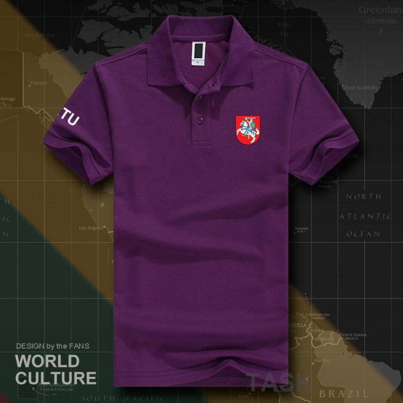 

Men' Polos Republic Of Lithuania LTU Shirts Men Short Sleeve White Brands Printed For Country 2022 Cotton Nation Emblem FashionMen' Men'sM, Polo-lightblue