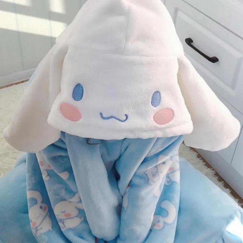 

Women' Sleepwear Women Pajamas Winter Thick Coral Velvet Nightgowns Kawaii Dog Ears Pocket Girls Homewear Korean Sleepshirts NightdressWome, Love dog