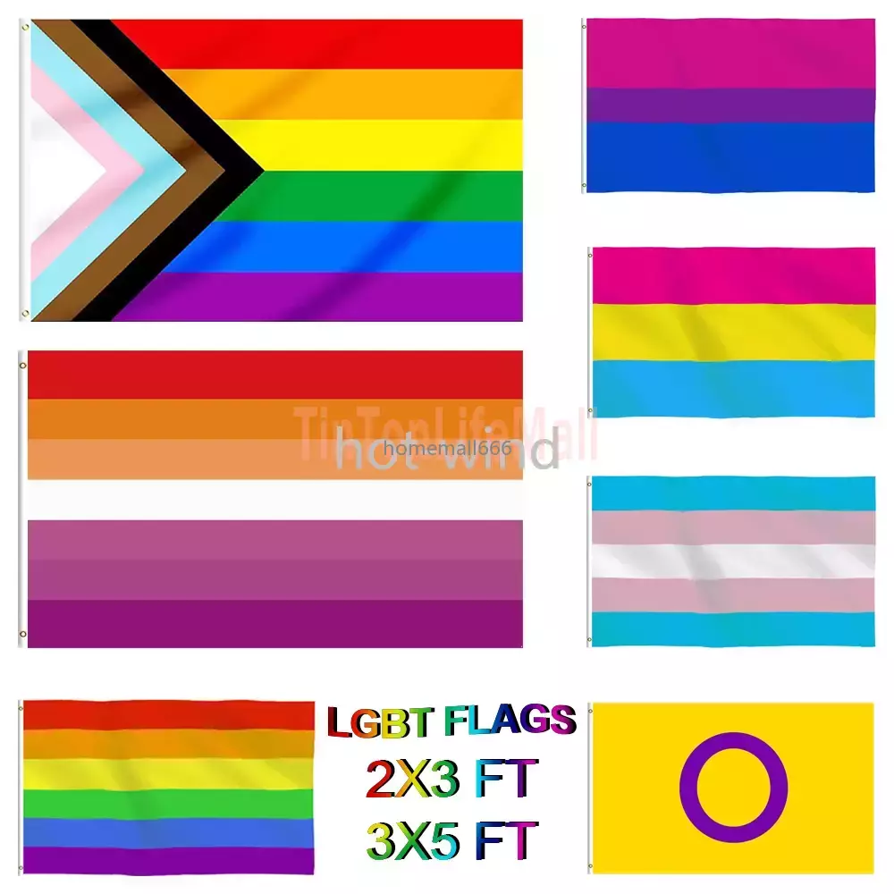 

DHL Gay Flag 90x150cm Rainbow Things Pride Bisexual Lesbian Pansexual LGBT Accessories Flags AA