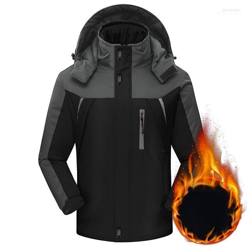 

Men's Down & Parkas Men 2022 Winter Brand Casual Warm Thick Cotton Padded Jacket Coat Autumn Outwear Windproof Y204 Phin22, Black thicken