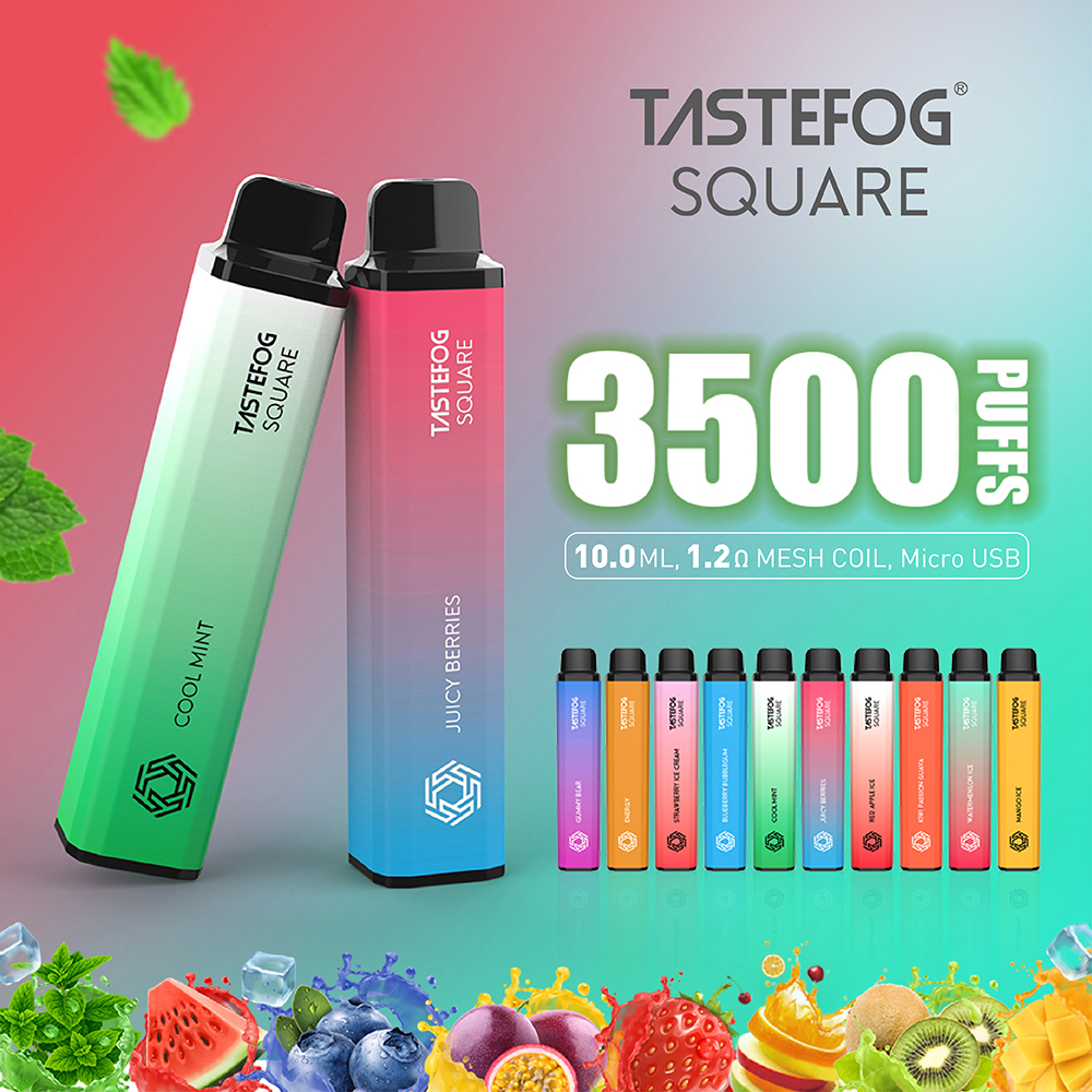 

LW Tastefog Square Big Puffs Rechargeabl Eletronic Cigarette Disposable Vape Pen Pre-filled 3500Puffs