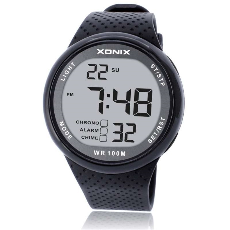 

Fashion Men Sports Watches Waterproof 100m Outdoor Fun Digital Watch Swimming Diving Wristwatch Reloj Hombre Montre Homme 220526, Ny 003(pu)