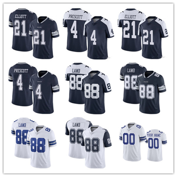 

Dallas''Cowboys''Custom 7 Trevon Diggs 4 Dak Prescott 11 Micah Parsons 88 CeeDee Lamb 21 Ezekiel Elliott 73 Tyler Smith Football Jerseys, Colour