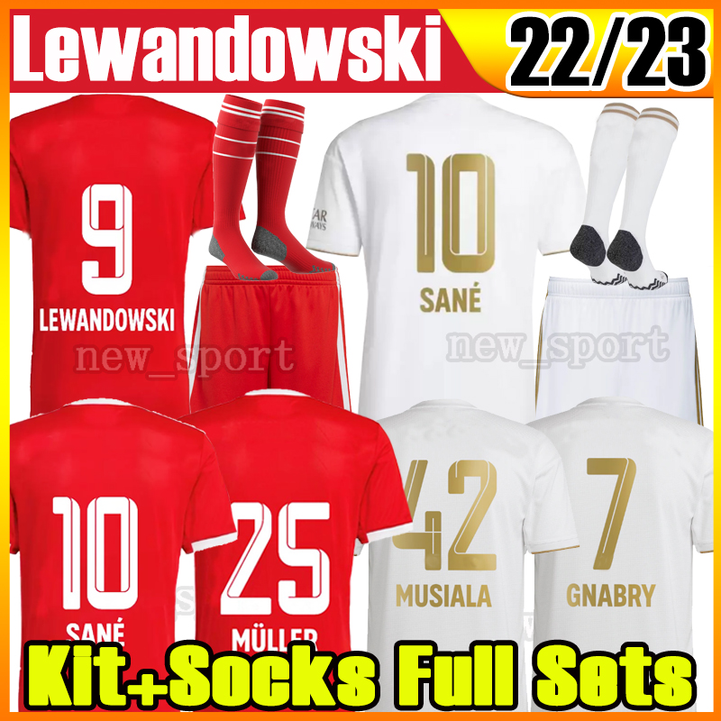 

4XL 22 23 LEWANDOWSKI GRAVENBERCH soccer jerseys home DAVIES SANE GNABRY COMAN MULLER KIMMICH football shirts Men Kids kit 2022 2023 Special 10th Champion jersey, 22 23 home patch