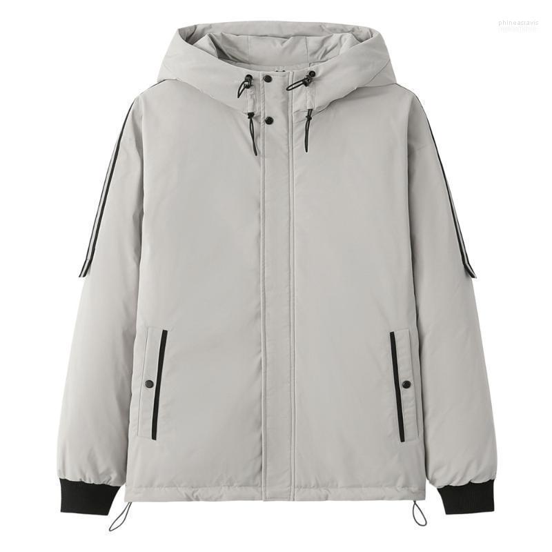 

Men's Down & Parkas 2022 Thick Jacket Black Winter Windproof Fashion Coat Casual Hooded DD6MF1 Phin22