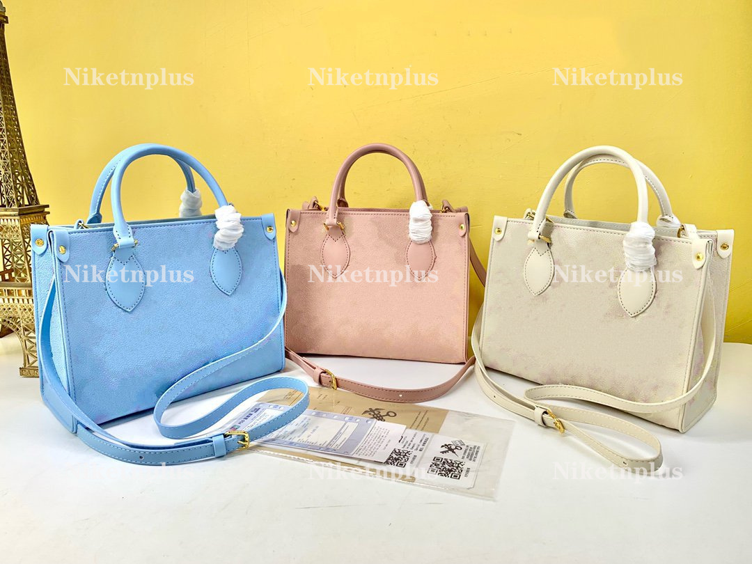 

OnTheGo PM mini TOte bags 22SS Summer Stardust Womens On The Go HandBag Luxury Designer CrossBody Shopping Bags M46067 M46168, #1