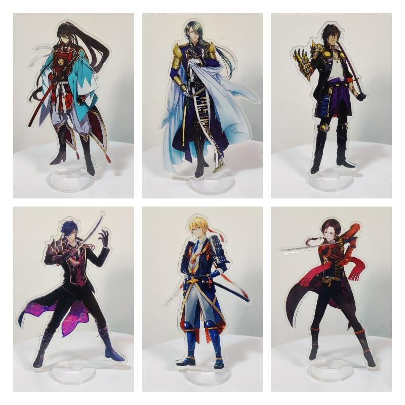 

Keychains Touken Ranbu Online Game Character Model Double-Sided Acrylic Stands Exquisite Desk Decor Props Anime Lovers Collection
