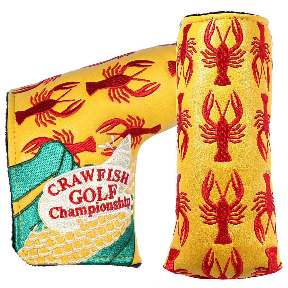 

Crawfish Golf Putter Cover Headcover for Blade Golf Putter Head Cover
